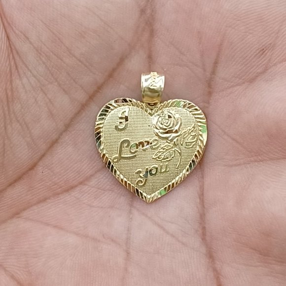 10kt Real Gold Heart pendant